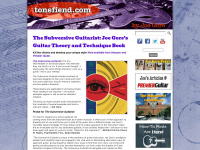 tonefiend.com Webseite Vorschau