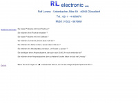 rlelectronic.de Webseite Vorschau