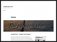 karpfenzeit.com Webseite Vorschau