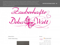 zauberhaftedekowelt.blogspot.com Webseite Vorschau