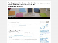 ipadklasse.wordpress.com Webseite Vorschau
