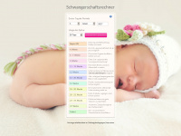 schwangerschaftsrechner.eu Webseite Vorschau