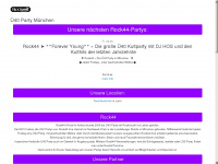 ü40-party-münchen.de Webseite Vorschau