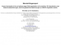 marstall-bogensport.de Webseite Vorschau