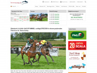 horseracing.ch Webseite Vorschau