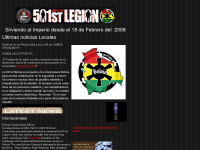 501stbolivia.com Webseite Vorschau