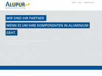 alupur.de Webseite Vorschau