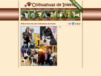 chihuahuas-de-iniesta.de Webseite Vorschau