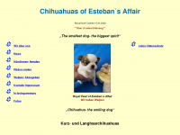 esteban-chihuahuas.de Webseite Vorschau