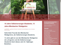 mienbacher-waldgarten.de Webseite Vorschau