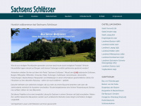 sachsens-schloesser.de Webseite Vorschau