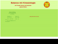 balance-mit-kinesiologie.de Webseite Vorschau