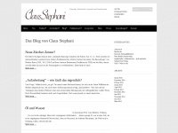claus-stephani.de Webseite Vorschau