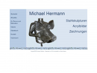 hermann-skulpturen.de Webseite Vorschau