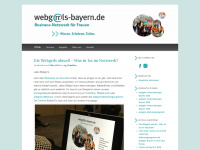 webgrrls-bayern.de Webseite Vorschau
