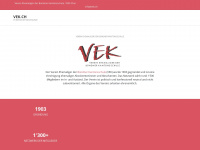 vek.ch Webseite Vorschau