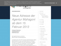 mahagoni-werbeagentur.blogspot.com Webseite Vorschau