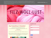 filz-woll-lust.blogspot.com Webseite Vorschau