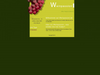 weinpassion.de Webseite Vorschau