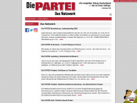 die-partei.net Webseite Vorschau