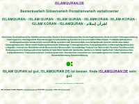 islamquran.de Webseite Vorschau