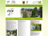 cheb2013.cz Webseite Vorschau