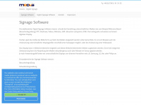 signage-software.net Webseite Vorschau