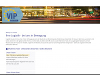 vip-logistics.de Webseite Vorschau