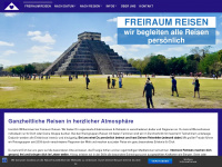 freiraum-reisen.de Webseite Vorschau