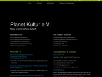 planet-kultur.de Webseite Vorschau