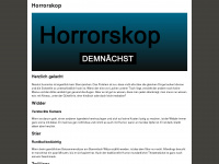 horrorskop.de Webseite Vorschau