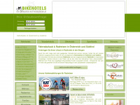 biken-hotels.at Webseite Vorschau