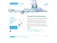 trinkwasserberatung.at Webseite Vorschau