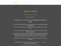 voice-2-voice.com Webseite Vorschau