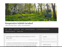 schloss-gersdorf.org Webseite Vorschau