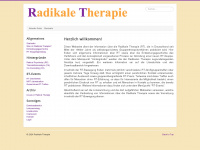 radikale-therapie.de Webseite Vorschau