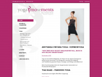 yogamovements.at Webseite Vorschau