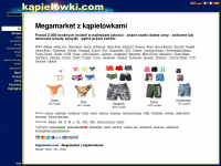 kapielowki.com Webseite Vorschau