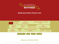 ayurveda-rhyner.com Webseite Vorschau