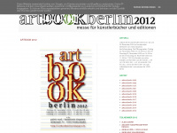 artbookberlin.blogspot.com Webseite Vorschau
