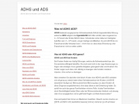adhs-ads.com Webseite Vorschau