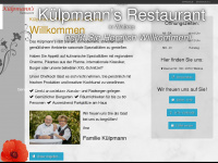 kuelpmanns-restaurant.de Webseite Vorschau
