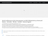 msklebetechnik.de Webseite Vorschau