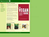vegetarianguides.co.uk Webseite Vorschau