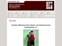 ehenbachtaler.info Webseite Vorschau