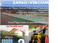 zapagarzuma.ch Webseite Vorschau