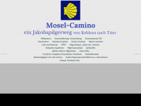 mosel-camino.info Webseite Vorschau