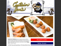 captainjoesseafood.com Webseite Vorschau