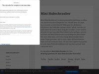 mini-hubschrauber.net Webseite Vorschau