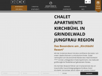 kirchbuehl-apartments.ch Webseite Vorschau